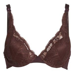 Cake Truffles Underwire Plunge Nursing Bra 32B NWT